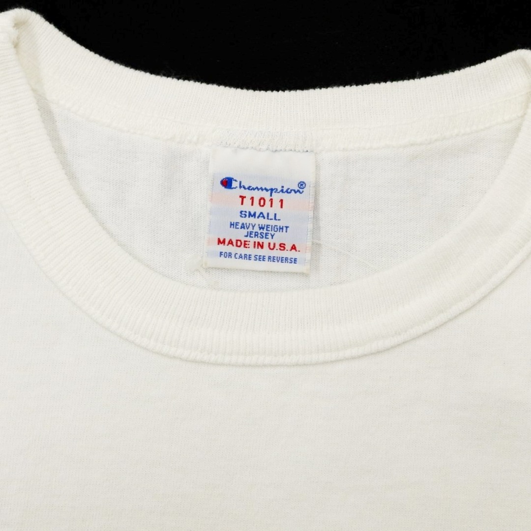 Champion(チャンピオン)の【中古】チャンピオン Champion T1011 ヘビーコットン プリント 袖Ｔシャツ【サイズSMALL】【メンズ】 メンズのトップス(Tシャツ/カットソー(半袖/袖なし))の商品写真