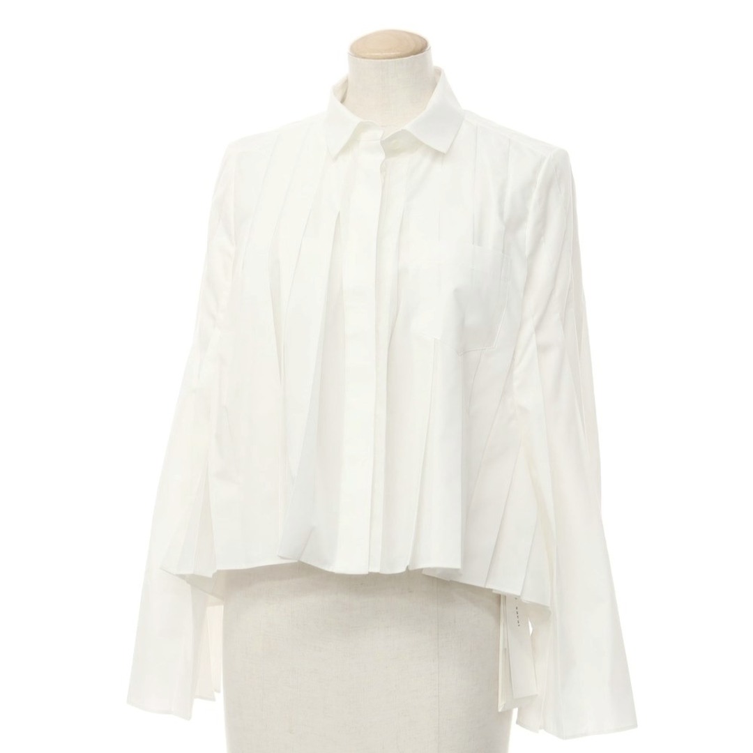 【中古】サカイ Sacai ポリエステルコットン プリーツ ブラウス ホワイト【サイズ2】【レディース】 | フリマアプリ ラクマ 【中古】サカイ Sacai ポリエステルコットン プリーツ ブラウス ホワイト【サイズ2】【レディース】 | フリマアプリ ラクマ