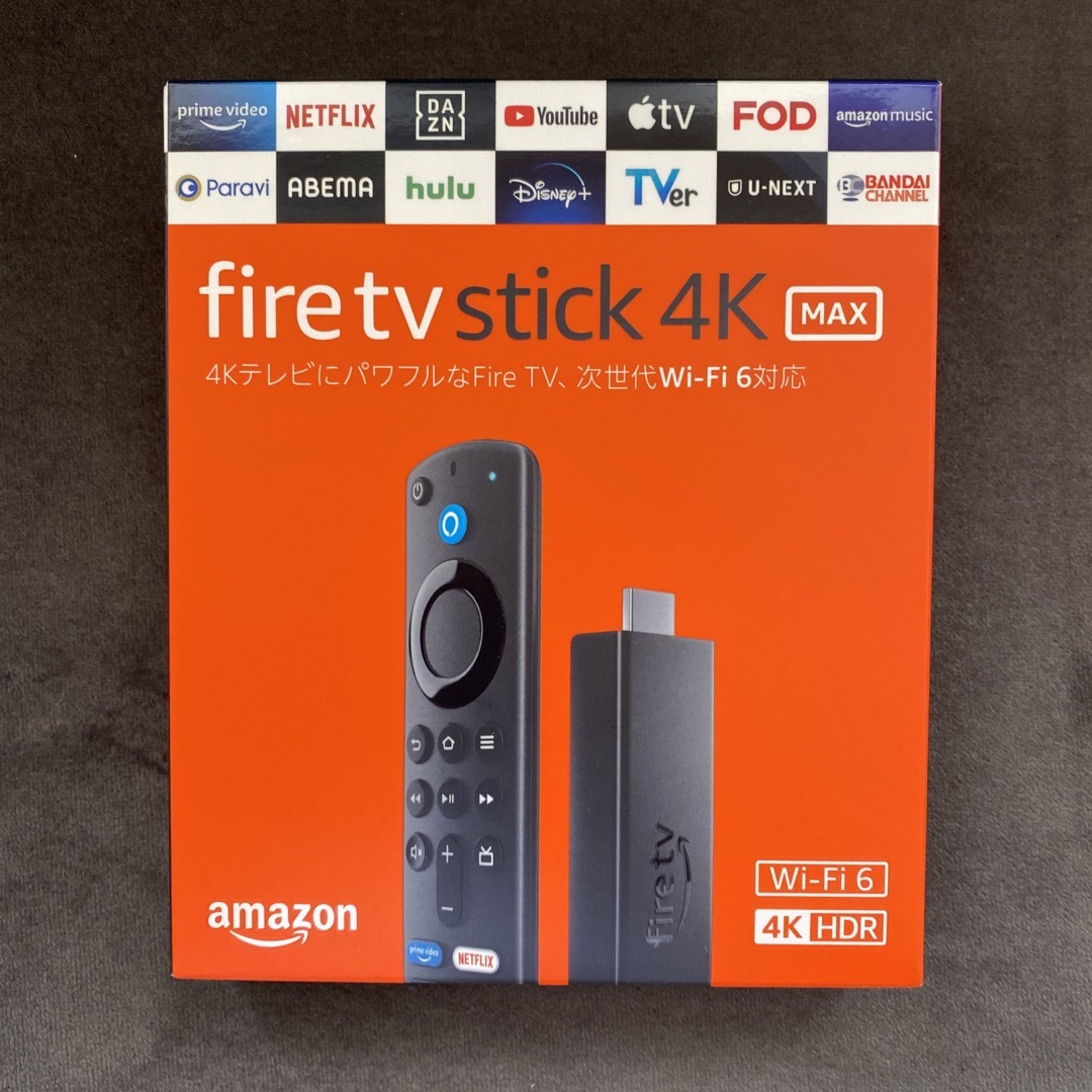 Amazon(アマゾン)の【新品未開封】Fire TV Stick 4K Max B09JFLJTZG スマホ/家電/カメラのテレビ/映像機器(その他)の商品写真