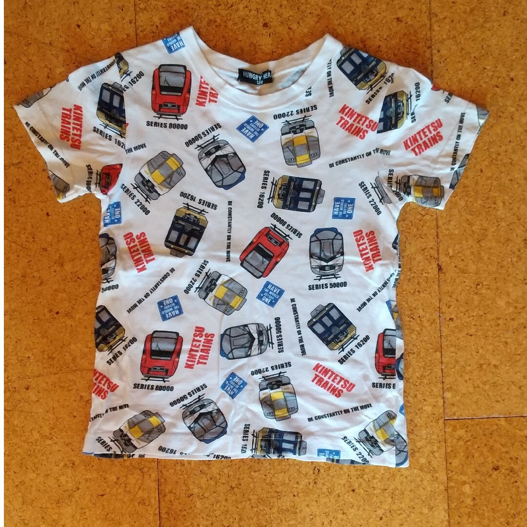 電車Tシャツ キッズ/ベビー/マタニティのキッズ服男の子用(90cm~)(Tシャツ/カットソー)の商品写真