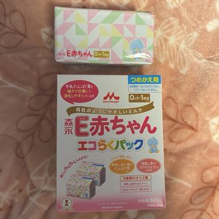 モリナガニュウギョウ(森永乳業)のE赤ちゃん　エコらくパック　400g×3(その他)