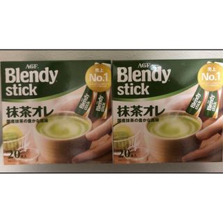 エイージーエフ(AGF)の新品  AGFブレンディ　スティック　抹茶オレ40本(茶)