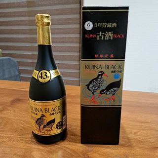 【新品】古酒くいなブラック KUINA BLACK 琉球泡盛 40度 720ml(焼酎)