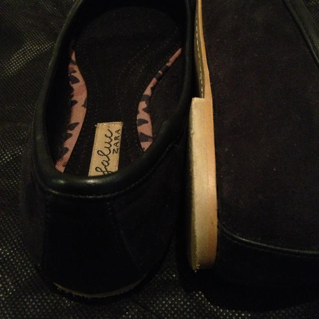ZARA(ザラ)のZARA#バレエシューズ#リボン レディースの靴/シューズ(ハイヒール/パンプス)の商品写真