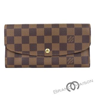 ルイヴィトン(LOUIS VUITTON)のAランク【ルイ・ヴィトン】ポルトフォイユ・エミリー/ファスナー付長財布/N63019/ダミエ/LOUIS VUITTON【中古】(財布)