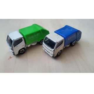 タカラトミー(Takara Tomy)のトミカ ダイナゴミ収集車 青緑セット(ミニカー)