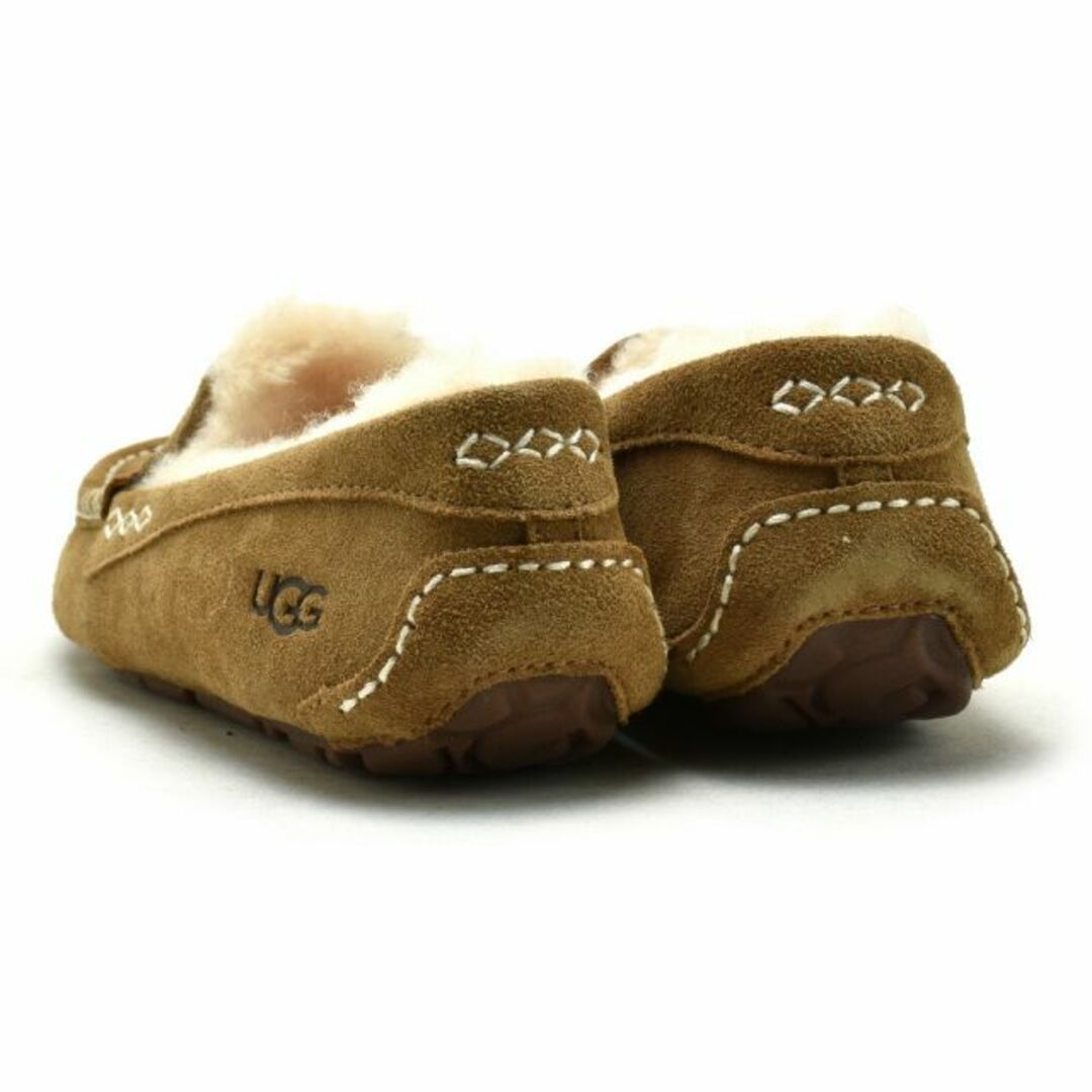 UGG(アグ)の【CHESTNUT】アグ モカシン レディース アンスレー ムートン スエード スリッポン シープスキン ベージュ ブラック グレー 茶 黒 UGG ANSLEY【送料無料】 レディースの靴/シューズ(スリッポン/モカシン)の商品写真