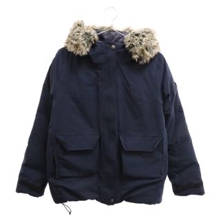 エーグル(AIGLE)のAIGLE エーグル ファー付き フーデッドダウンジャケット ZBF065J ネイビー(ダウンジャケット)