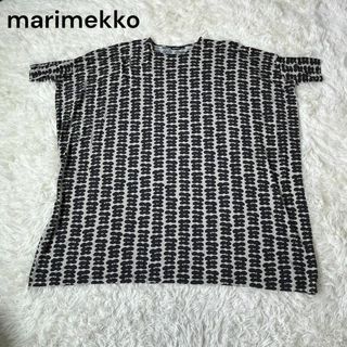 マリメッコ(marimekko)のmarimekko マリメッコ　花柄　オーバーサイズ　ワンピース.(ひざ丈ワンピース)