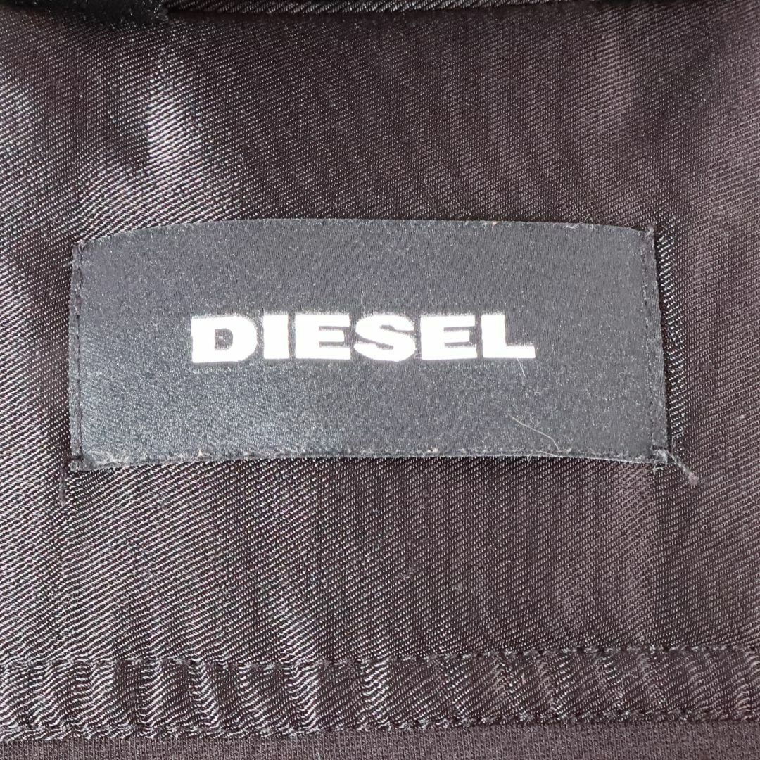 DIESEL(ディーゼル)のDIESEL　ディーゼル　ロゴジャケット 黒　ＸＳ レディースのジャケット/アウター(その他)の商品写真