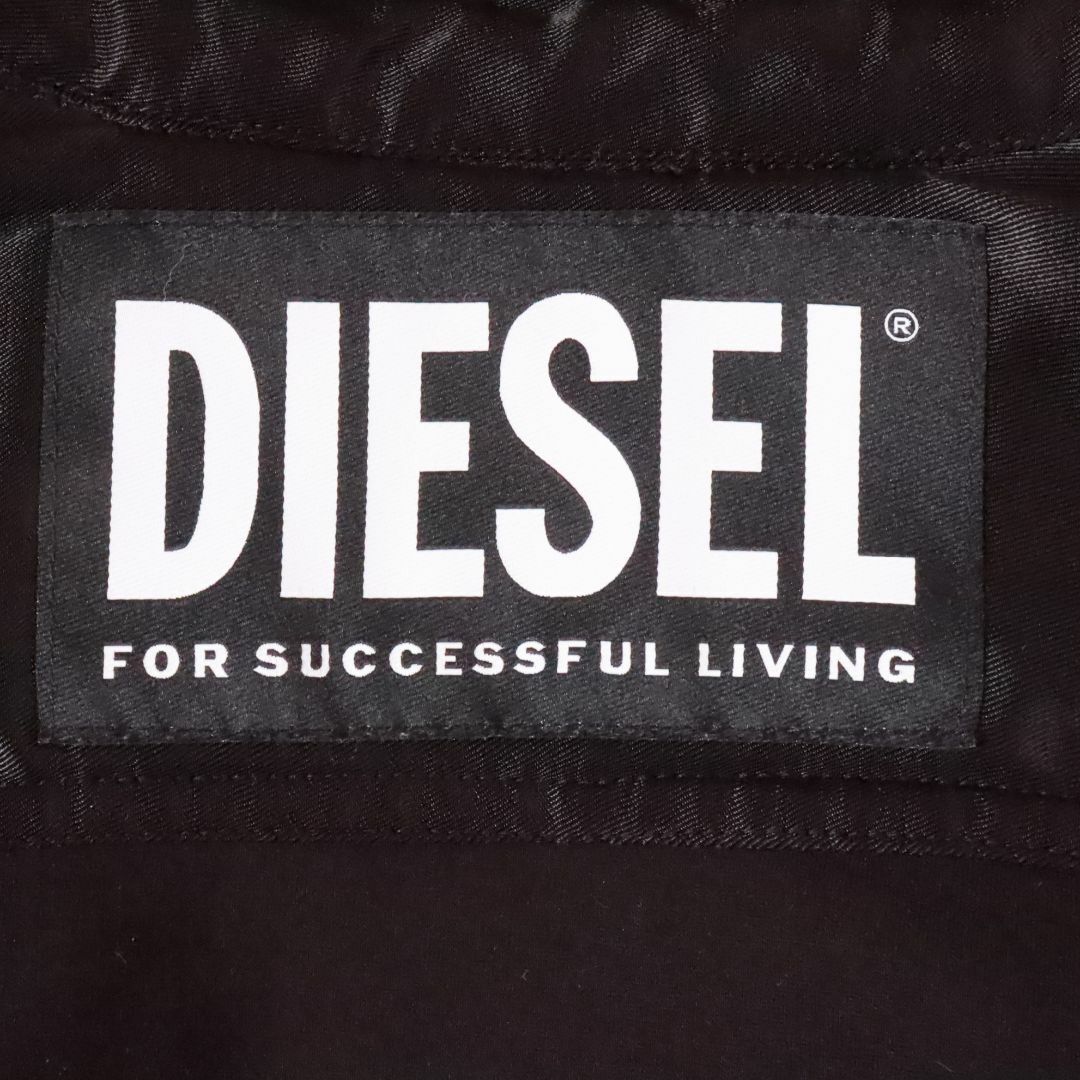 DIESEL(ディーゼル)のDIESEL　ディーゼル　ロゴジャケット 黒　ＸＳ レディースのジャケット/アウター(その他)の商品写真