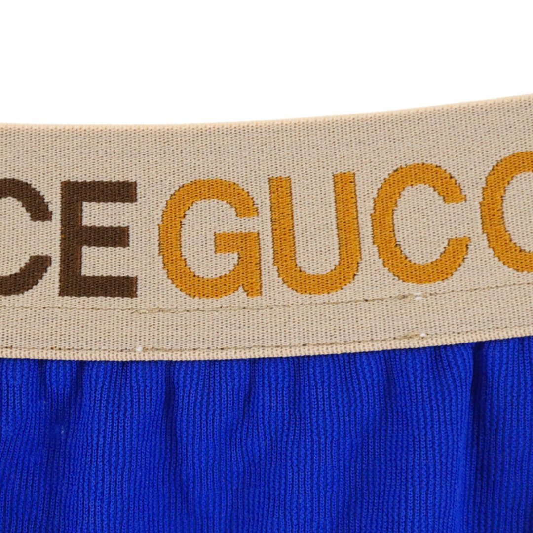 Gucci(グッチ)のGUCCI グッチ 22SS×THE NORTH FACE ザノース フェイス テクニカルジャージー フリース レギンスパンツ ブルー 663910 ZAHSZ メンズのパンツ(その他)の商品写真