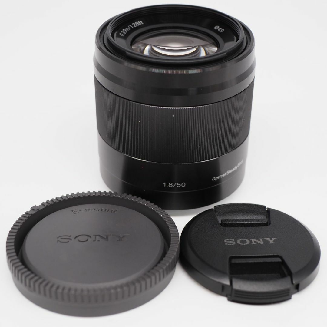 SONY(ソニー)の■ほぼ新品■ SONY E 50mm F1.8 OSS SEL50F18 B スマホ/家電/カメラのカメラ(レンズ(単焦点))の商品写真