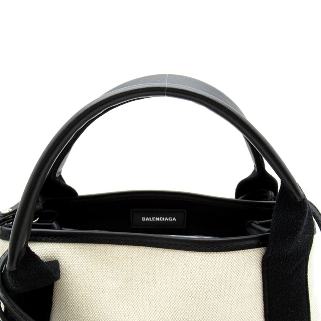 Balenciaga(バレンシアガ)のバレンシアガ ネイビーカバスXS 2WAYハンドバッグ
  390346 キャンバス/レザー レディースハンドバッグ
 ベージュ/ブラック【中古】 レディースのバッグ(ハンドバッグ)の商品写真