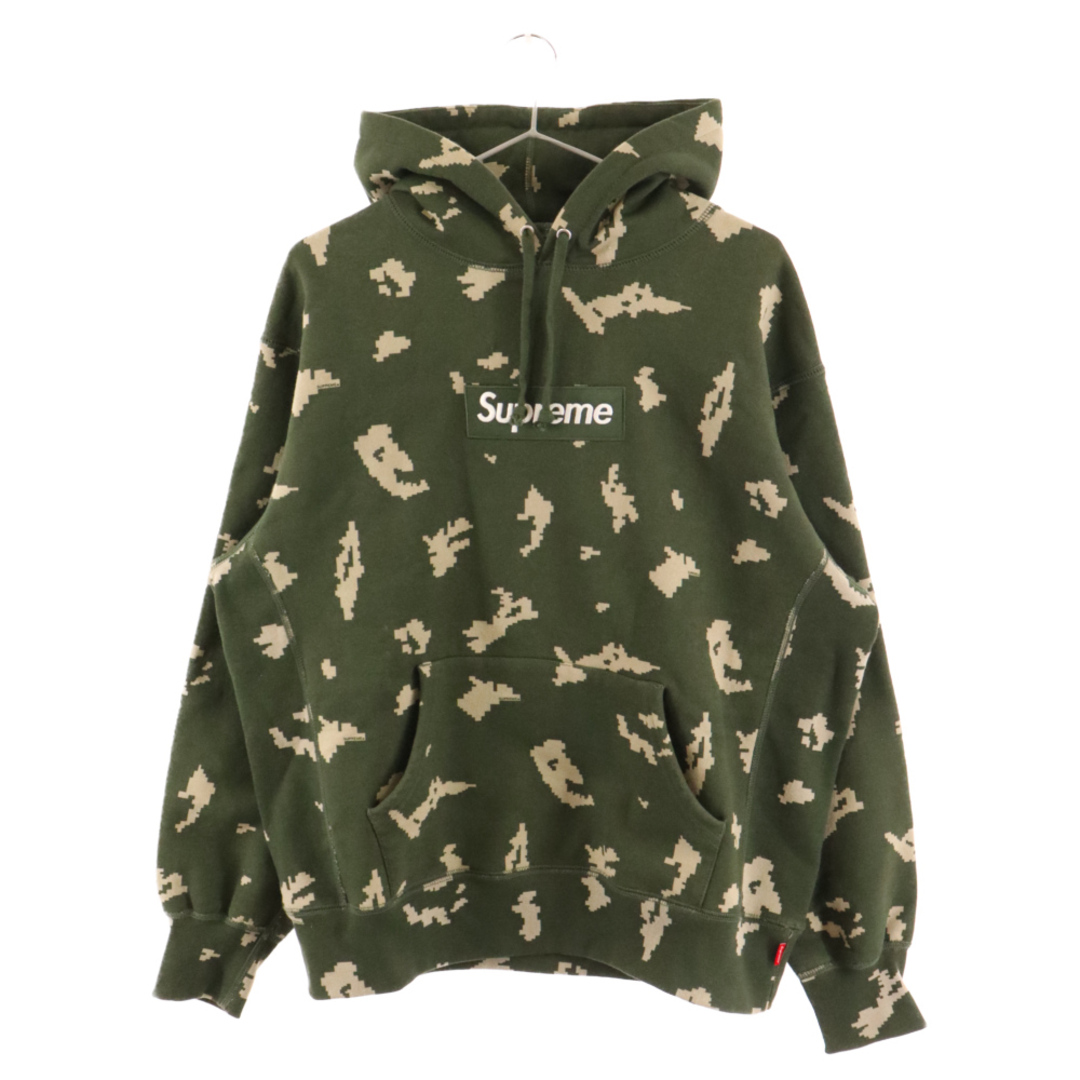 Supreme(シュプリーム)のSUPREME シュプリーム 21AW Box Logo Hooded Sweatshirt Olive Russian Camo ボックスロゴ ロシアンカモ フーデッド プルオーバーパーカー グリーン メンズのトップス(パーカー)の商品写真