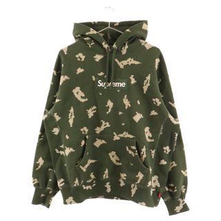 シュプリーム(Supreme)のSUPREME シュプリーム 21AW Box Logo Hooded Sweatshirt Olive Russian Camo ボックスロゴ ロシアンカモ フーデッド プルオーバーパーカー グリーン(パーカー)