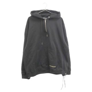 マスターマインドジャパン(mastermind JAPAN)のmastermind JAPAN マスターマインドジャパン MJ BOXY HALF ZIP HOODIE ボクシー ハーフジップ スウェット プルオーバーパーカー ブラック MJ23E10-SW039-012(パーカー)