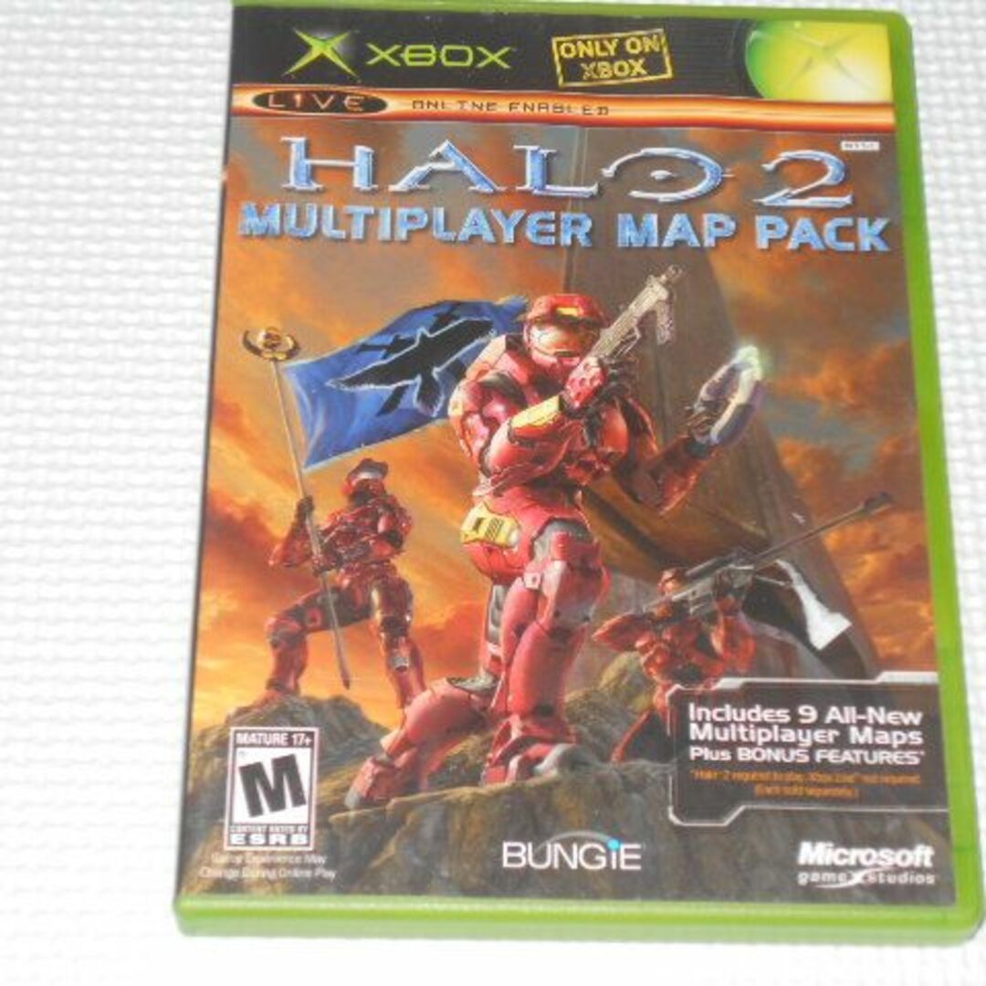 Xbox(エックスボックス)のxbox★HALO 2 MULTIPLAYER MAP PACK 海外版 北米版 エンタメ/ホビーのゲームソフト/ゲーム機本体(家庭用ゲームソフト)の商品写真