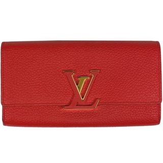 ルイヴィトン(LOUIS VUITTON)のルイ・ヴィトン ポルトフォイユ カプシーヌ レディース 【中古】(財布)