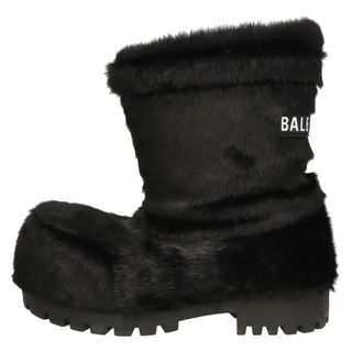 Balenciaga - BALENCIAGA バレンシアガ SKIWEAR ALASKA BOOTS スキーウェア アラスカファーローブーツ ブラック