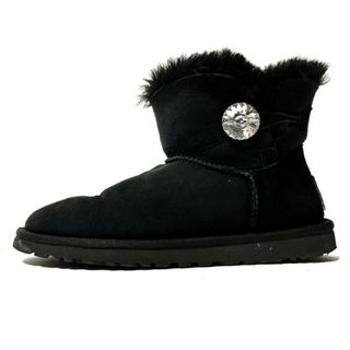 アグ(UGG)のアグ ショートブーツ 23.0 レディース 黒(ブーツ)