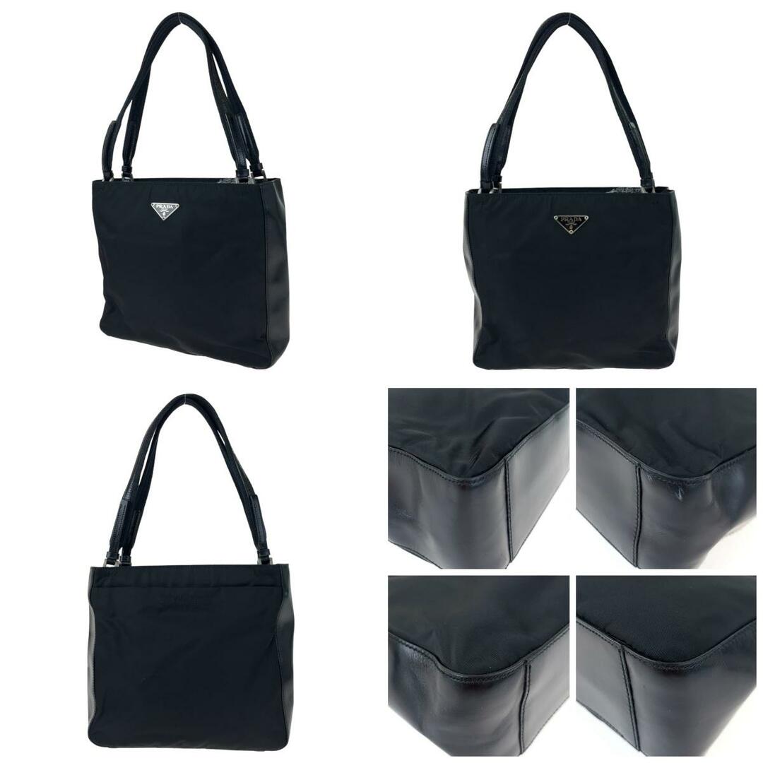 PRADA(プラダ)のPRADA プラダ テスート ブラック 黒 ナイロン トートバッグ ハンドバッグ レディース 404866 【中古】 レディースのバッグ(トートバッグ)の商品写真