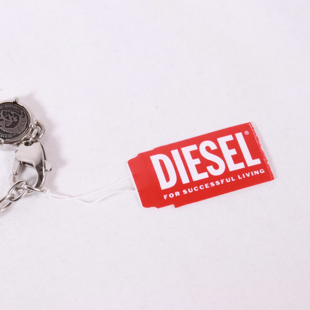 DIESEL(ディーゼル)のDIESEL　ディーゼル　アクセサリー　ネックレス　シルバー　タグ付き メンズのアクセサリー(ネックレス)の商品写真