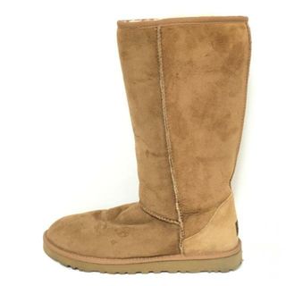 アグ(UGG)のアグ ロングブーツ W9 レディース ブラウン(ブーツ)