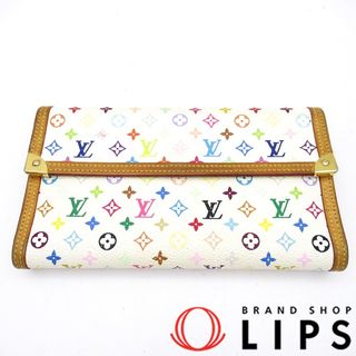 ルイヴィトン(LOUIS VUITTON)のルイ・ヴィトン ポルトフォイユインターナショナル  M92659 マルチカラー レディース ブロン【中古】(財布)