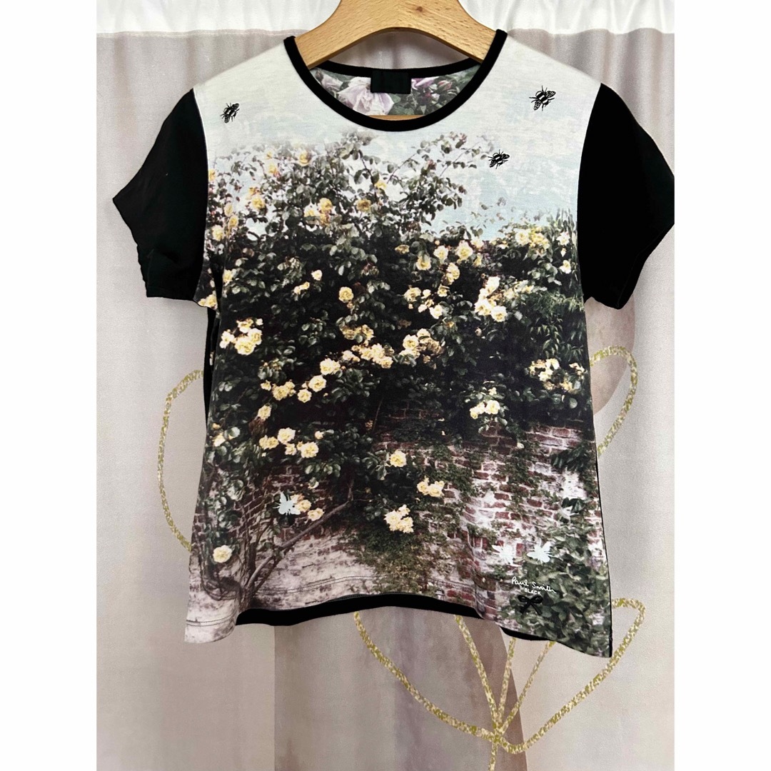 Paul Smith(ポールスミス)のポールスミス フローラル 花柄 薔薇 蜂 刺繍 Tシャツ レディースのトップス(Tシャツ(半袖/袖なし))の商品写真