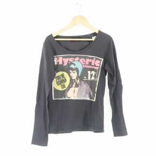 ヒステリックグラマー(HYSTERIC GLAMOUR)のHYSTERIC GLAMOUR ヒステリックグラマー Tシャツ F 綿100％ 長袖 ロンT カットソー レディース AM5388A32 (Tシャツ(半袖/袖なし))