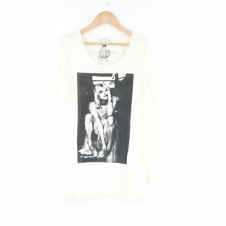 ヒステリックグラマー(HYSTERIC GLAMOUR)のHYSTERIC GLAMOUR ヒステリックグラマー コートニーラブ Tシャツ F 綿100％ 長袖 ロンT カットソー レディース AM5389A32 (Tシャツ(半袖/袖なし))