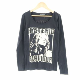 ヒステリックグラマー(HYSTERIC GLAMOUR)のHYSTERIC GLAMOUR ヒステリックグラマー Tシャツ F 綿100％ 長袖 ロンT カットソー レディース AM5390A32 (Tシャツ(半袖/袖なし))