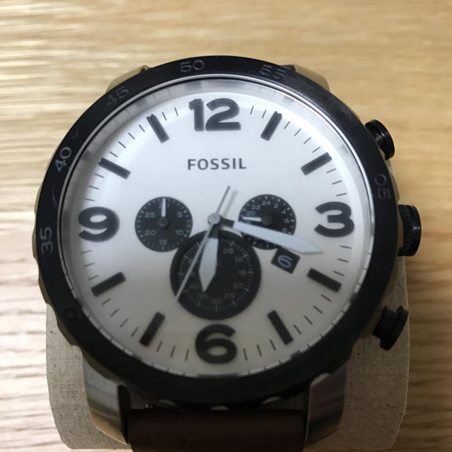 FOSSIL(フォッシル)のFOSSIL メンズ 時計 革ベルト ブラウン メンズの時計(腕時計(アナログ))の商品写真