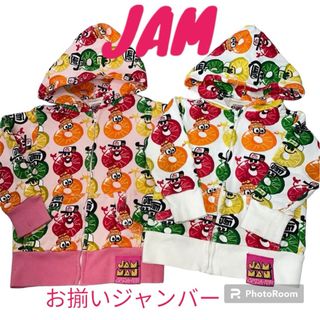 ジャム(JAM)のお揃いでとっても可愛い　総柄JAMジャンバー　90＆100size(ジャケット/上着)