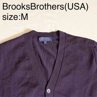 ブルックスブラザース(Brooks Brothers)のBrooksBrothers(USA)ビンテージメリノウールカーディガン(カーディガン)