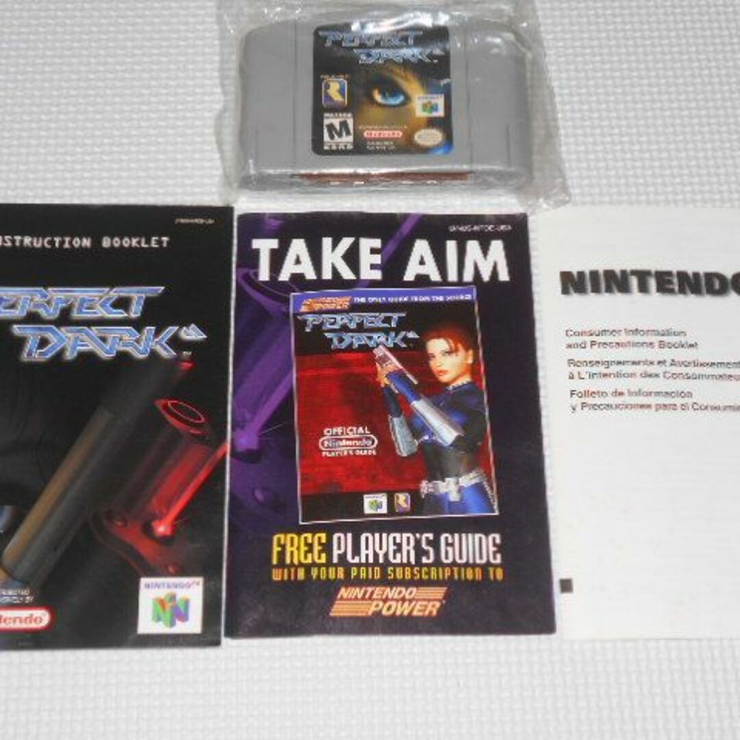 NINTENDO 64 - N64☆PERFECT DARK 海外版 北米版 端子清掃済の NINTENDO 64 - N64☆PERFECT DARK 海外版 北米版 端子清掃済の