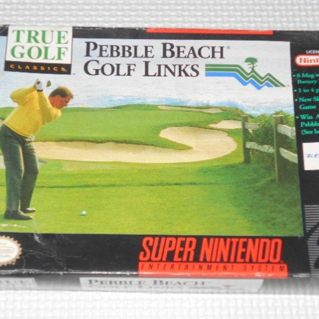 スーパーファミコン - SFC★PEBBLE BEACH GOLF LINKS SNES 海外版 北米版