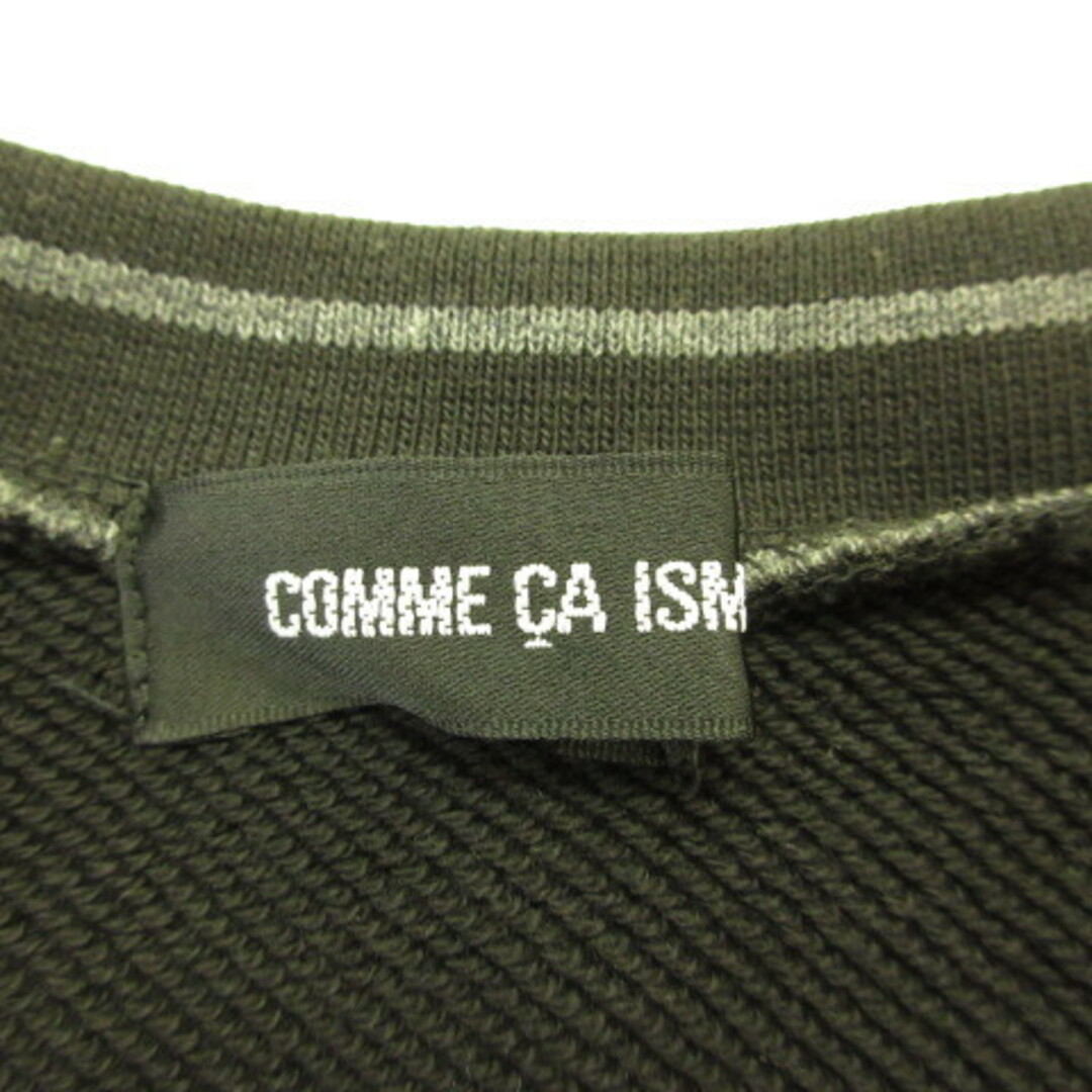 COMME CA ISM(コムサイズム)のコムサイズム COMME CA ISM トレーナー スウェット 刺繍 ワッペン メンズのトップス(その他)の商品写真