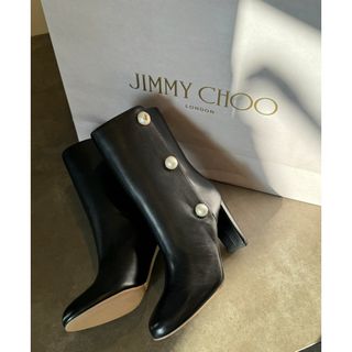 ジミーチュウ(JIMMY CHOO)の★JIMMY CHOO★　Rina 85 レザーアンクルブーツ(ブーツ)