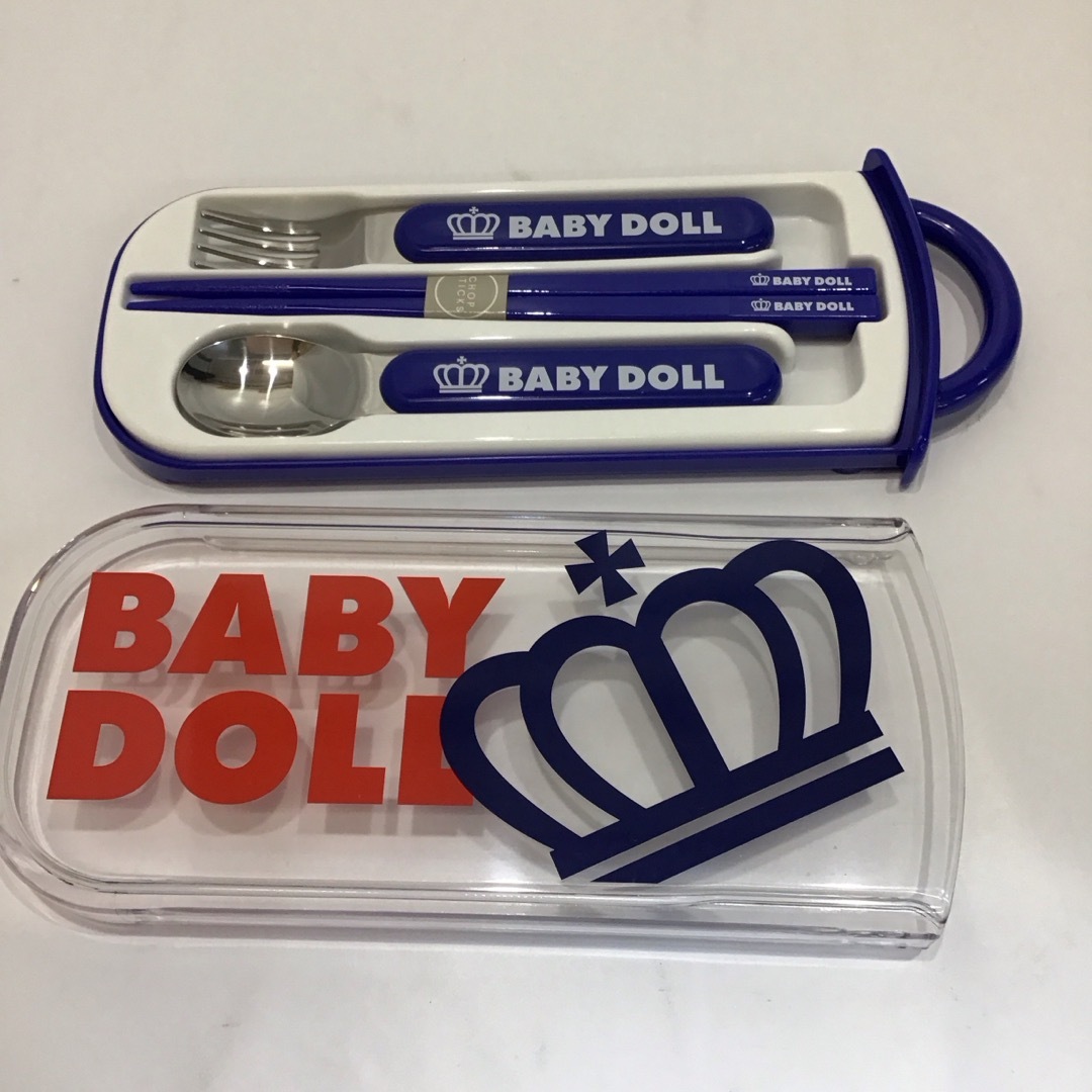 BABYDOLL(ベビードール)のBABY DOLLトリオセットRT0279 インテリア/住まい/日用品のキッチン/食器(カトラリー/箸)の商品写真