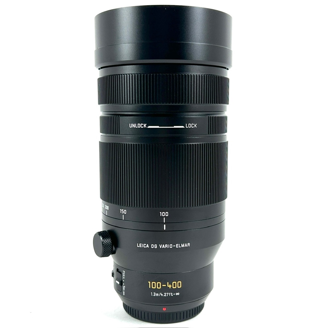 パナソニック LEICA DG VARIO-ELMAR 100-400mm F4.0-6.3 ASPH. POWER O.I.S. 中古 スマホ/家電/カメラのカメラ(レンズ(ズーム))の商品写真