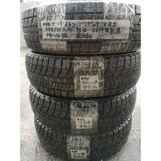 ブリヂストン(BRIDGESTONE)の○34中古　ブリヂストン　ブリザックVRX　155/65R14　スタッドレス４本(タイヤ)