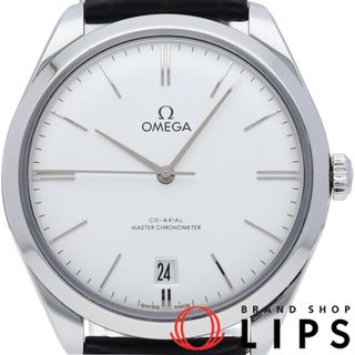 オメガ(OMEGA)のオメガ デ ヴィル トレゾア コーアクシャル マスター クロノメーター 40mm De Ville Tresor Co-Axial Master Chronometer 435.13.40.21.02.001 SS/革 メンズ時計 ホワイト 仕上げ済 美品 【中古】(その他)