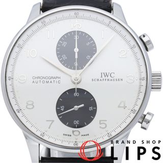 インターナショナルウォッチカンパニー(IWC)のインターナショナルウォッチカンパニー IWC ポルトギーゼ クロノグラフ Dバックル(純正交換済) Portugieser Chronograph IW371411 箱 保証書 SS/革 メンズ時計 美品 【中古】(その他)