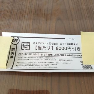 キタムラ(Kitamura)の【宝探しクーポンOFF】スタジオマリオ 記念撮影クーポン 8000円引き(その他)