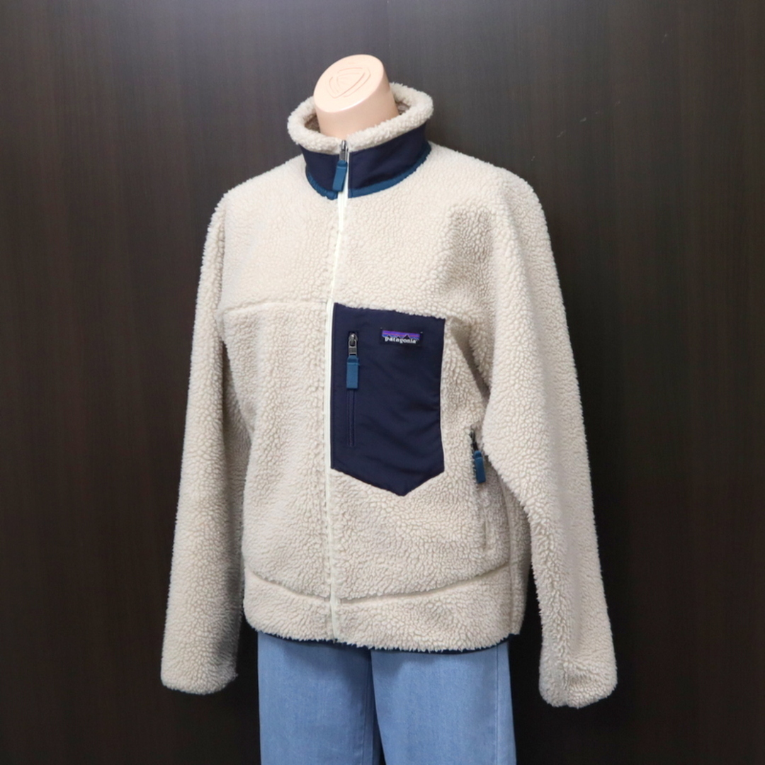 patagonia(パタゴニア)の【PATAGONIA】パタゴニア クラシックレトロ ジャケット Sサイズ ベージュ/br3492tg メンズのジャケット/アウター(ブルゾン)の商品写真