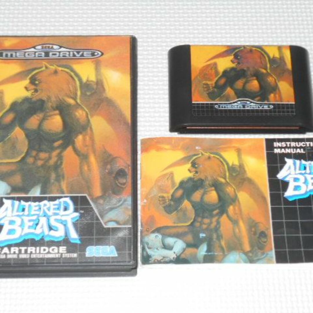 SEGA - MD★ALTERED BEAST 海外版 EU版 MEGA DRIVE