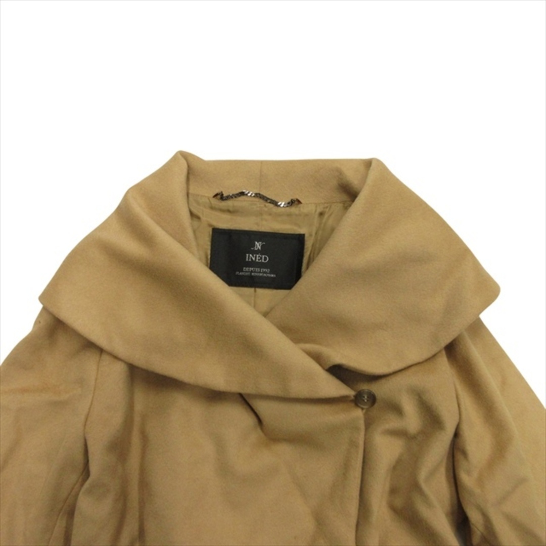 INED(イネド)のイネド INED ボリュームカラー ウール コート ジャケット ブルゾン レディースのジャケット/アウター(その他)の商品写真