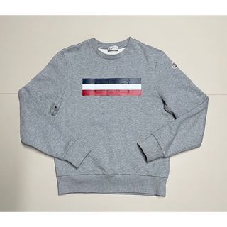 モンクレール(MONCLER)の【極美品】モンクレール　グレー　スウェット　Sサイズ(スウェット)